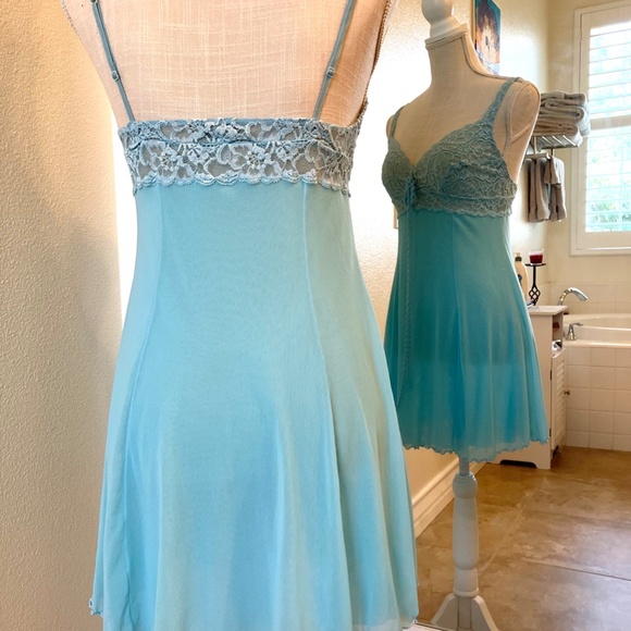 COSABELLA mesh and lace babydoll with adjustable straps, size Large - Picture 4 of 14